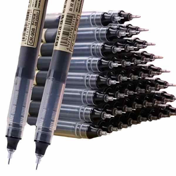 Gel Ink Ballpoint Pen Needle Type Gel Straight Liquid Ballpoint cover