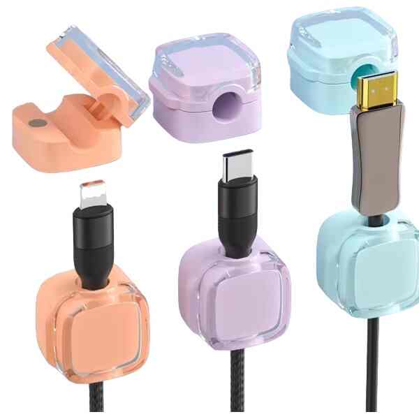 Magnetic Cable Clips 6 PCS Magnetic Cable Wire Keeper cover C