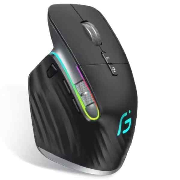 Wireless Ergonomic Computer Mouse Bluetooth 2.4G Optical cover