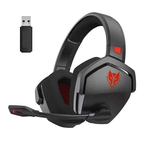 Wireless Gaming Headset PS5 , PS4, XBOX,PC, Mac With Mic Red G