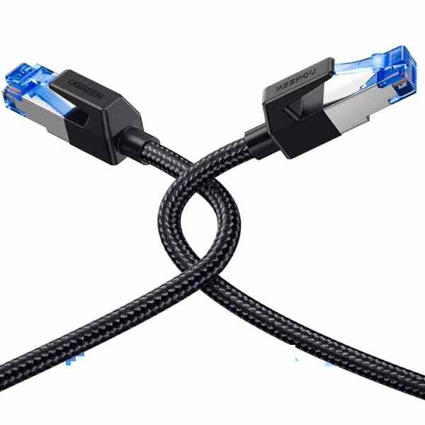 Ethernet Cable Cat 8 40Gbps 2000MHz Nylon Braided Cord cover