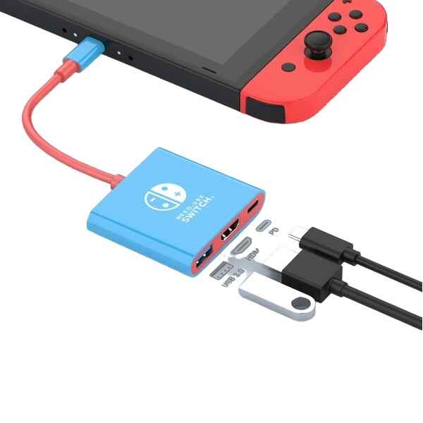 Nintendo Switch Portable Dock TYPE-C Hub with HDMI-USB 3.0 cover main