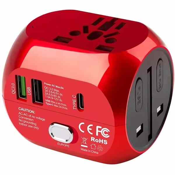 Universal Travel AC Adapter Multiple Plug Converter Charger cover